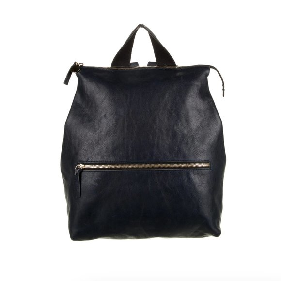 Clare V Navy Remi Backpack - Rustic Navy - Picture 2 of 12